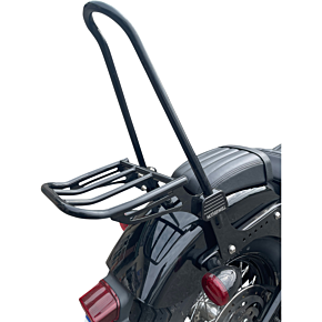 Luggage Rack For Tall Sissy Bar - Gloss Black MWL-159-GB