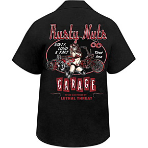 Rusty Nuts T-Shirt - Black - Medium HW50197M