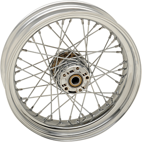 Rear Wheel - Single Disc/ABS - Chrome - 17"x4.50" - '12-'17 FXD 0204-0519