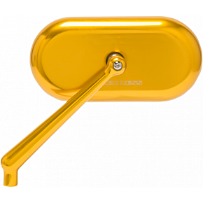 Mirror - Side View - Oval - Gold - Left 13-175