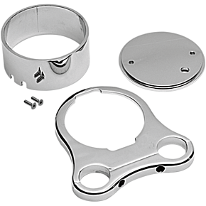 1.25" T-Bar Single Gauge Mount - Chrome - For '00-'20 OEM Style Gauges DS-373864