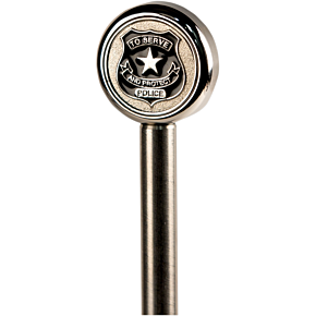 Police Flag Topper - 13" POLE13-POLT