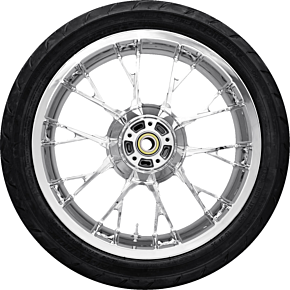 Marlin Rear Wheel (18"/Chrome)/Dunlop Tire (180/55B18) PKG-MAR185CH-ABST