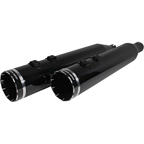 Khrome Werks 4-1/2" HP-Plus® Slip-On Mufflers - Obsidian Tracer 202640