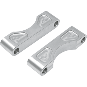 Klock Werks Hugger Front Fender Mounting Blocks - For 21" Wheels - Satin KW05-01-0102-R
