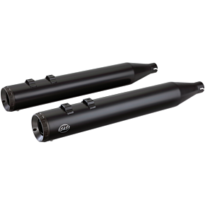 Ss Cycle Grand National Mufflers - Black 550-0690