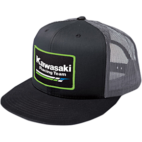 Kawasaki Racing Hat - Black/Gray 18-86102