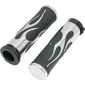 Grips - Flamed - Chrome 0630-0268