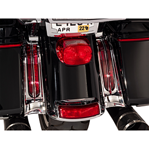 Filler Panel Lights - Red/Chrome 40050