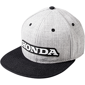 Honda Bold Snapback Hat - Gray/Black 24-86300