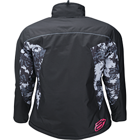 Women's Pivot 7 Insulated Jacket - Black/Camo Gray/Pink - Small 3121-0846