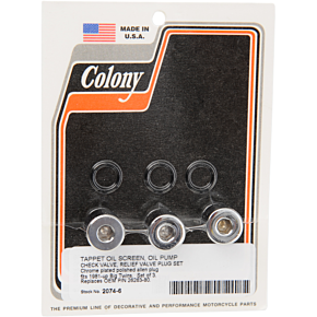 Colony Plug Kit Oil Pump 81-99 Big Twin 2074-6