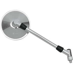 Parts Unlimited Universal Round Mirror - Chrome