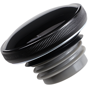 Gas Cap - Vented Screw-In - Black 0703-0817
