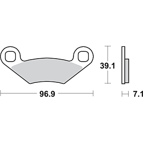 Brake Pads - Polaris 642ATS
