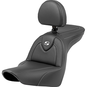 Roadsofa™ Seat - Carbon Fiber - with Backrest - FXLR/FLSB '18-'25 818-29-185BR