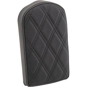 Sissy Bar Pad - Double Diamond - Black - 10" 0822-0440