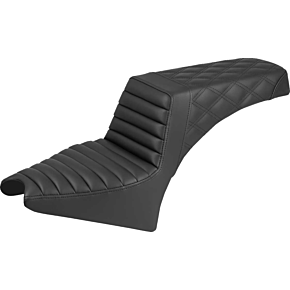 Step-Up Seat - Front Tuck-n-Roll/Rear Lattice Stitch - Black - Indian Scout '25 I25-33-176