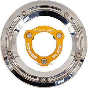 Derby Cover with Power Plate - Chrome/Gold - Kit - '17-'25 Harley-Davidson TM-0051-CH-GD
