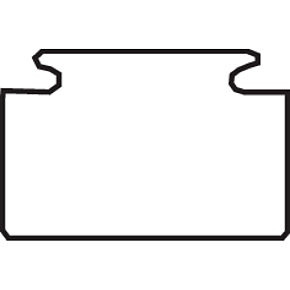 Black Replacement Slide - UHMW - Profile 11 - Length 40.00" - Rupp 11-4000-0-01-01