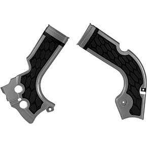 Acerbis X-Grip Frame Guards - CRF - Silver/Black