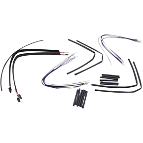 BURLY BRAND Control Kit - 14" Ape Hanger Handlebars - ABS B30-1122