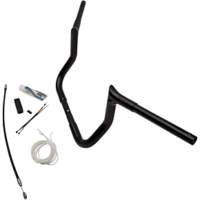 Fat Baggers Inc Handlebar Kit - Pointed Top - 10" - Black 909110-B