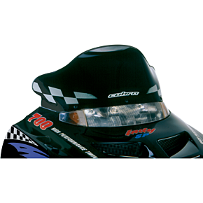 Windshield - 10" - Black - Polaris 11220