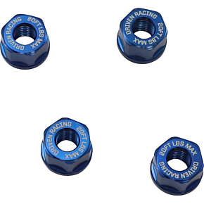 Aluminum Sprocket Nuts - Blue - M8 x 1.25 DSN-02-BL