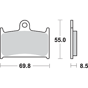 HS Brake Pads - Triumph - 624HS 624HS