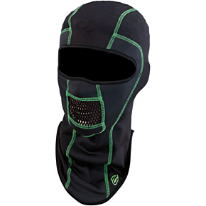 Balaclava Pro Stretch - Black/Green - Small/Medium 2503-0377