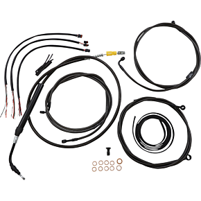 Cable Kit - 18" - 20" Ape Hanger Handlebars - Midnight LA-8058KT2-19M