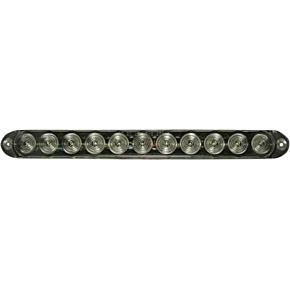 14" Dual Function LED Light Strip - Clear/Red BL-TRLEDECR