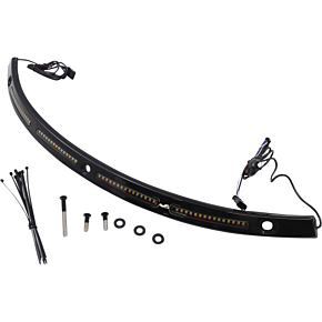 Custom Dynamics Windshield Trim - Black CD-WT2-14-B