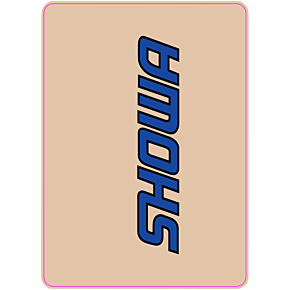 Upper Fork Decal - Showa - Blue 40-80-114