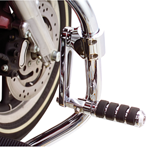 Adjustable Highway Peg Mounts - 1-1/4" - Chrome HD005