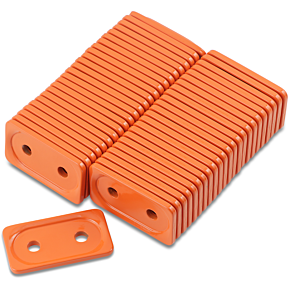 Support Plates - Orange - Double - 48 Pack ADG-3805-48