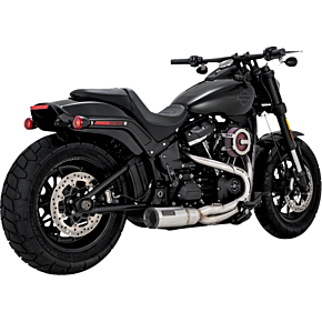 2-into-1 Hi-Output Short Exhaust System - Stainless Steel - Brushed 27331
