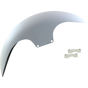 Cafe Front Fender - 19" - Chrome Spacers PYO:CAFE-19-13E-C-C
