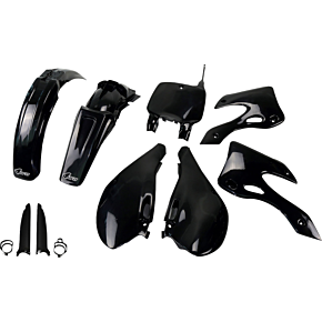 Body Kit - Black - Kawasaki - KX '99-'02 KAKIT200F@001