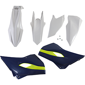 Acerbis Plastic Body Kit - White/Black - OE '16