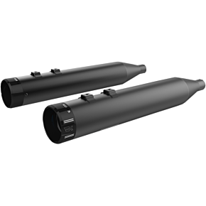 Khrome Werks Mufflers - Black with Klassic Tip 202830