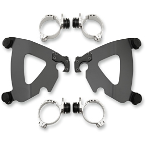 Memphis Shades Road Warrior Mounting Kit - Black - FXDWG MEB2029
