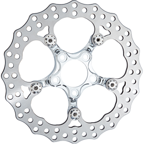 Spider Rotor - 12-19/32" - Chrome - Front 300-112