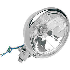 Bottom Mount Springer Headlight - 5-3/4" - Chrome 2001-0099