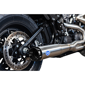 SuperStreet 2:1 50 State Exhaust System - M8 Softail - Stainless Steel 550-0996B