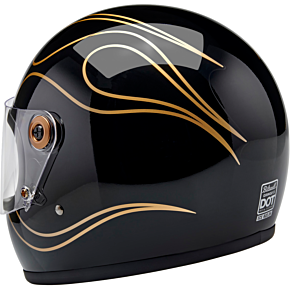 Gringo S Helmet - Gloss Black Flames - Small 1003-567-502