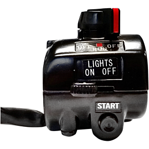 K and S Technologies Handlebar Switch DOT - Black