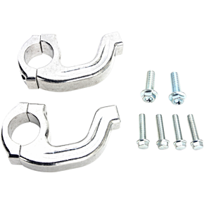 Moose Racing Silver Magura Contour Handguard Clamp