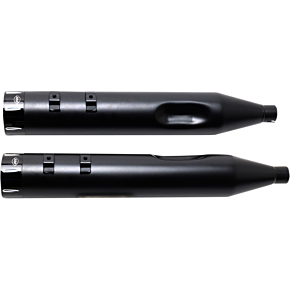 Ss Cycle 4.5" Mufflers - Black with Black Tracer 550-0625